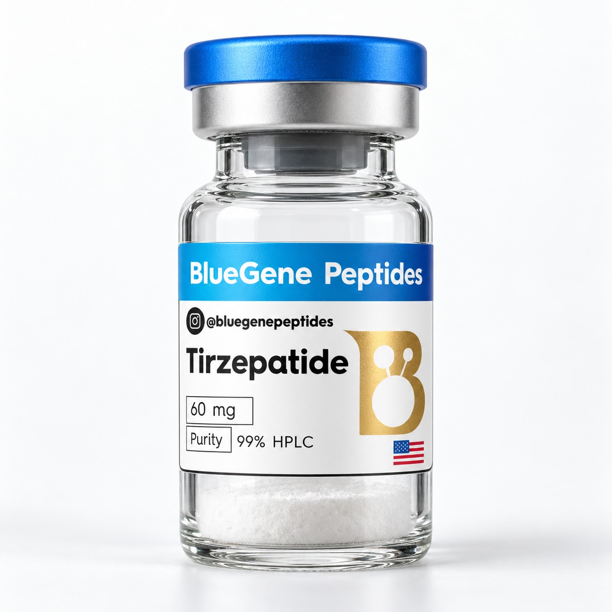 Frasco de Tirzepatida BlueGene